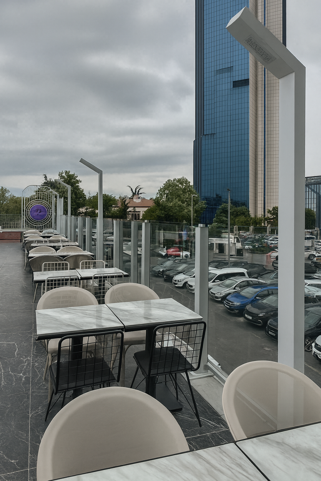 restoran rüzgar kırıcı cam modelleri - farklı sistemler
